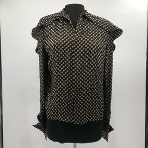 Ungaro Women’s Silk Printed Blouse - Size 4